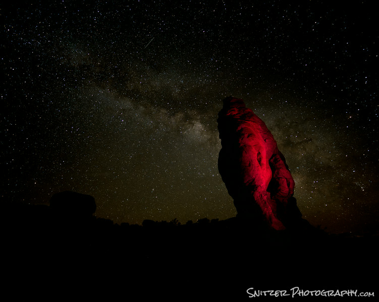 Milkyway Galaxy creates a great backdrop!